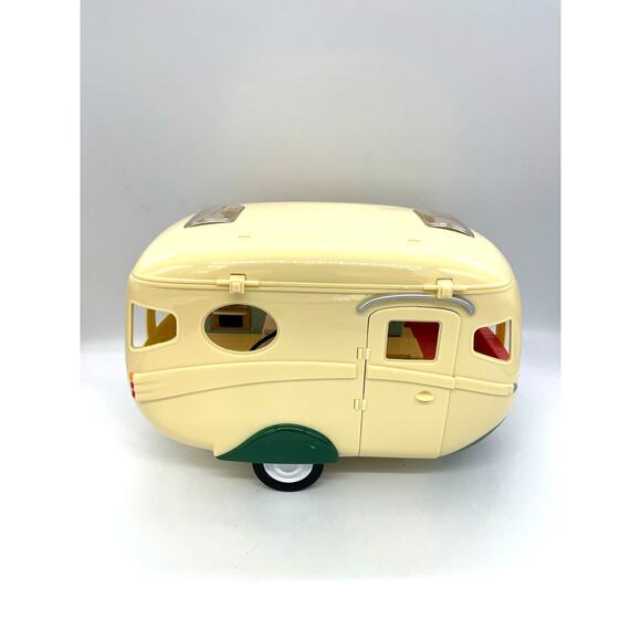 Calico Critters Camping Club Toy Vintage RV Trailer Caravan Family Camper - Picture 1 of 12